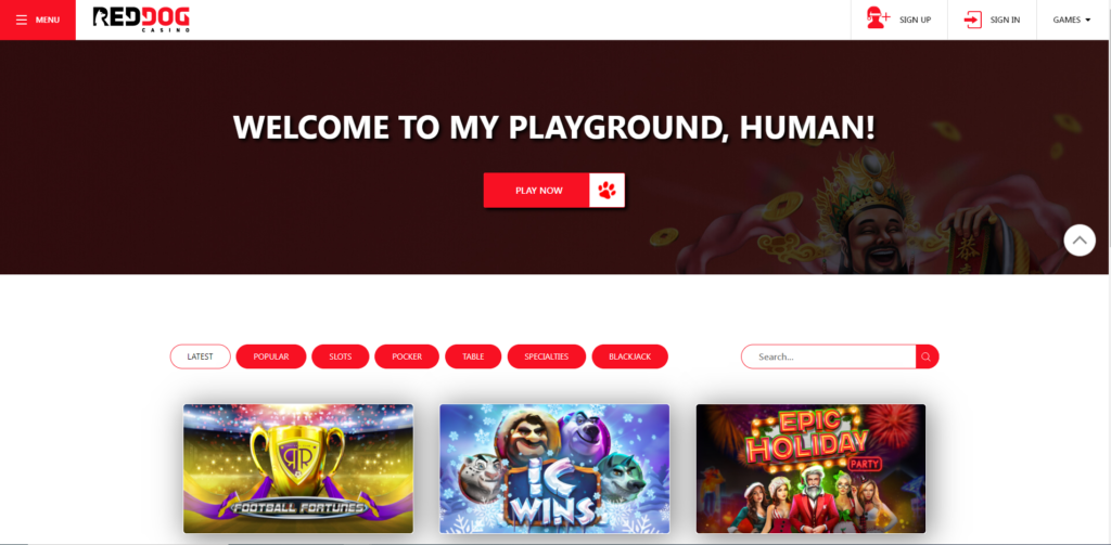 Red Dog Casino Games