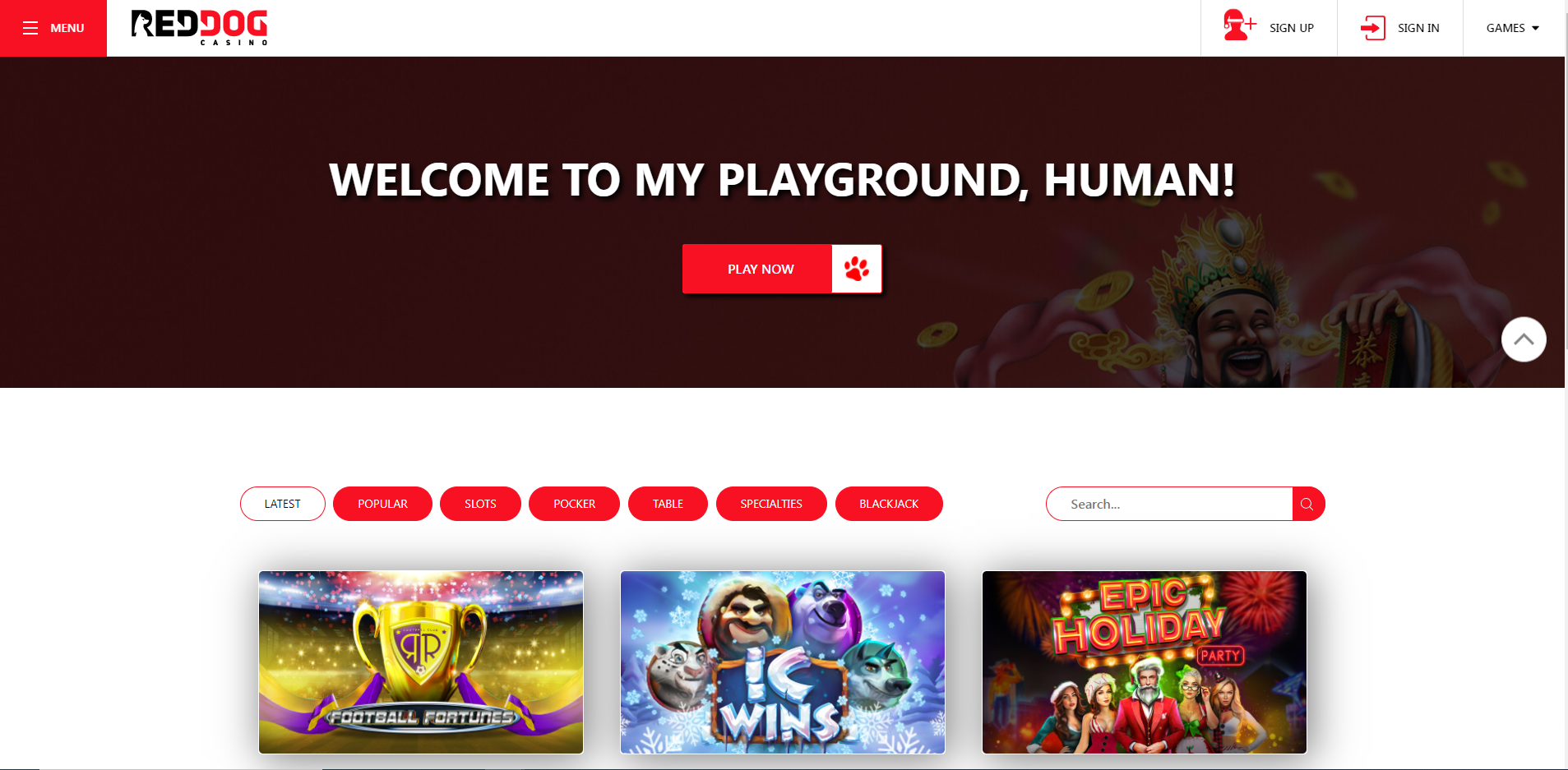 red dog online casino reviews