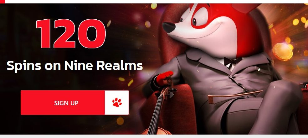 120 Free Spins at Red Dog Casino 1