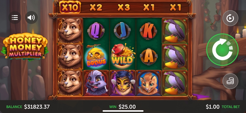 Honey Money Multiplier Slot at Red Dog Casino 1