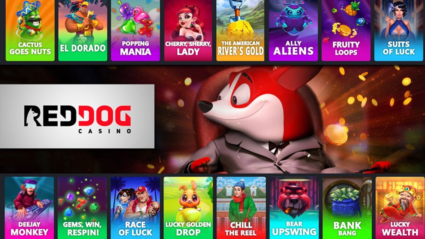 The most popular slot machines at Red Dog Casino 1