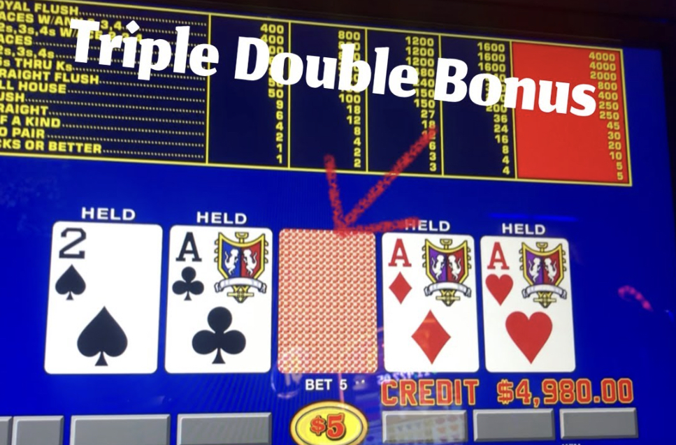 Triple Double Bonus Video Poker