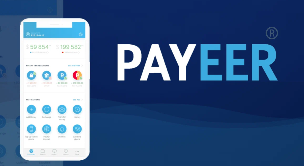 First deposit with Payeer at Red Dog Casino