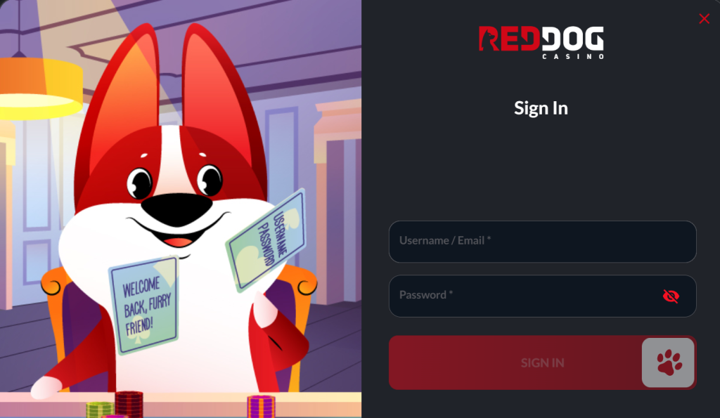 Red Dog Casino Login & Sign Up 2