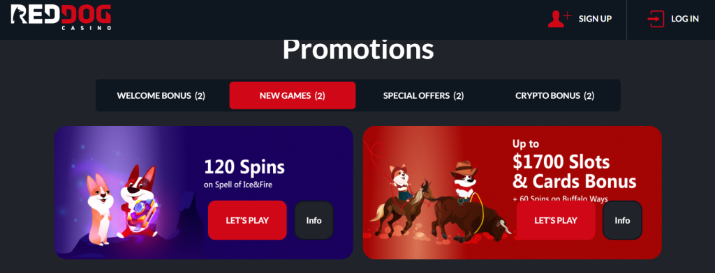 Red Dog Casino Promotions 2025