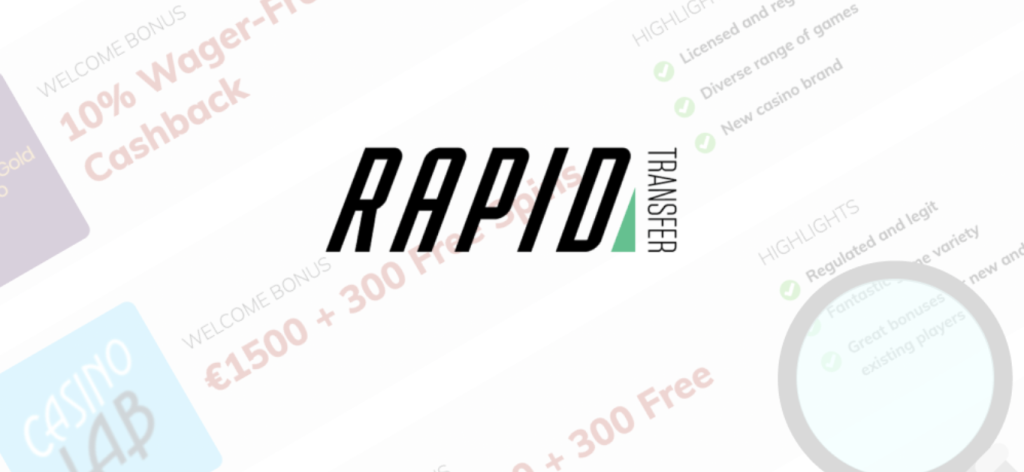 Rapid Transfer Casino Payment Method Review 1